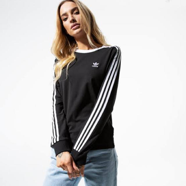 adidas(アディダス)のアディダス オリジナルス 3ストライプ 長袖 Tシャツ L 新品未使用 レディースのトップス(Tシャツ(長袖/七分))の商品写真