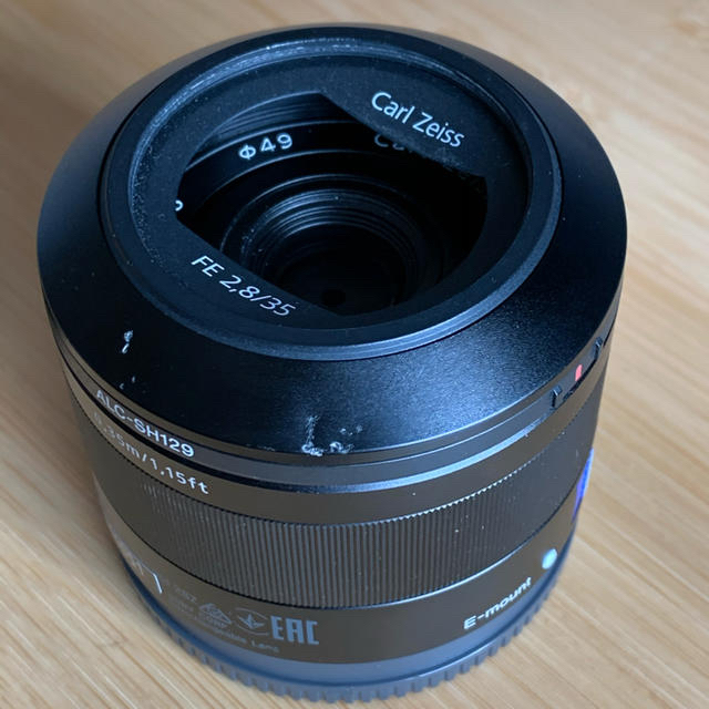 SONY(ソニー)のSONY SEL35F28Z Sonnar T* FE 35mm F2.8 ZA スマホ/家電/カメラのカメラ(レンズ(単焦点))の商品写真