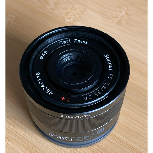 SONY(ソニー)のSONY SEL35F28Z Sonnar T* FE 35mm F2.8 ZA スマホ/家電/カメラのカメラ(レンズ(単焦点))の商品写真