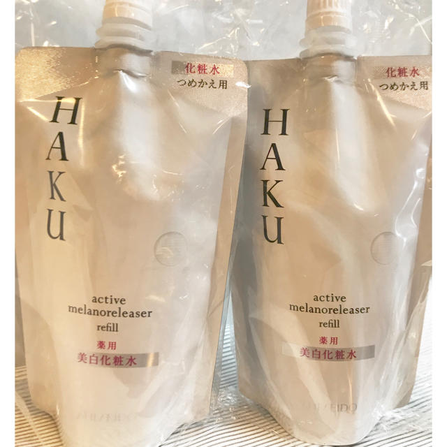 SHISEIDO (資生堂)(シセイドウ)のHAKU  ハク 美白化粧水  詰め替え100ml  ×2個 コスメ/美容のスキンケア/基礎化粧品(化粧水/ローション)の商品写真