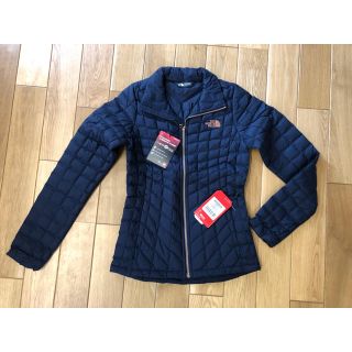 ノースフェイス 中綿 キルティングジャケット レディース XS ネイビー