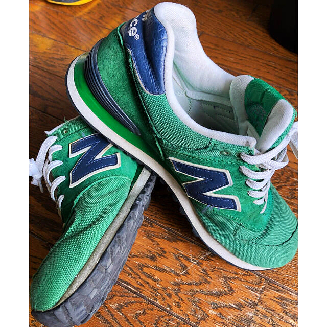 New Balance(ニューバランス)のニューバランス574 グリーン メンズの靴/シューズ(スニーカー)の商品写真