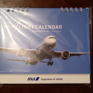 ANA  全日空　2020　カレンダー　卓上カレンダー(カレンダー/スケジュール)