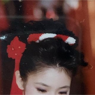 新品未使用 舞妓さん用 松竹鶴のつまみ簪 お正月 つまみ細工 かんざし 髪飾り