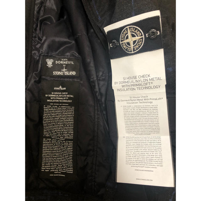 STONE ISLAND(ストーンアイランド)のSTONE ISLAND × DORMEUIL House Check JKT メンズのジャケット/アウター(ダウンジャケット)の商品写真