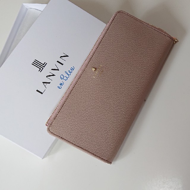 LANVIN☆L字ファスナー長財布 - 財布