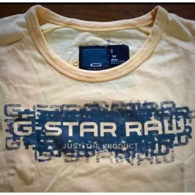 G-STAR RAW(ジースター)のG-STAR raw ジースター メンズ イエロー Tシャツ Sサイズ メンズのトップス(Tシャツ/カットソー(半袖/袖なし))の商品写真