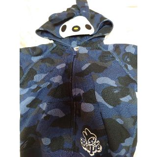 アベイシングエイプ(A BATHING APE)のA BATHING APE　マイメロコラボ　パーカー　キッズ120(ジャケット/上着)