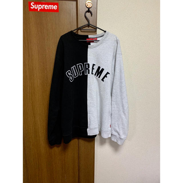 【国内即発送】 - Supreme supreme XL sweatshirt crewneck split スウェット
