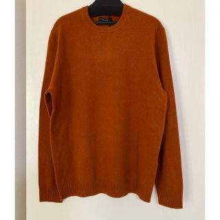 ザラ(ZARA)の新品　ZARA カシミヤ　ニット　テラコッタ　ブラウン　M(ニット/セーター)