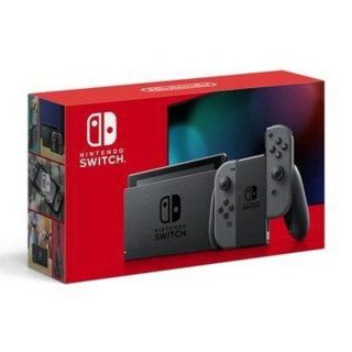 ニンテンドースイッチ(Nintendo Switch)の新品任天堂スイッチ本体switch未開封新モデルグレー即日発送可能(家庭用ゲーム機本体)