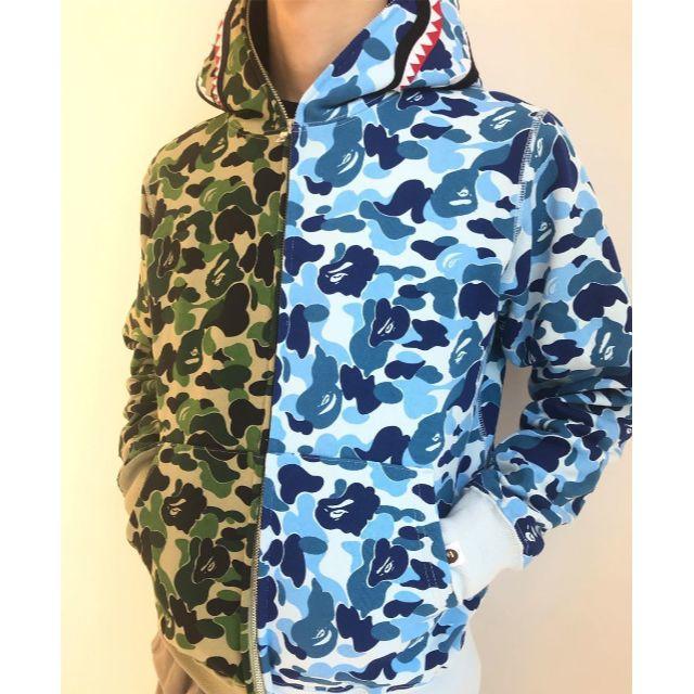 A BATHING APE(アベイシングエイプ)のA BATHING APE シャークパーカー メンズのトップス(パーカー)の商品写真