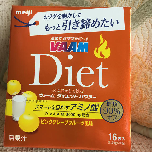 明治(メイジ)のVAAM ヴァーム ダイエットパウダー 16袋 コスメ/美容のダイエット(ダイエット食品)の商品写真