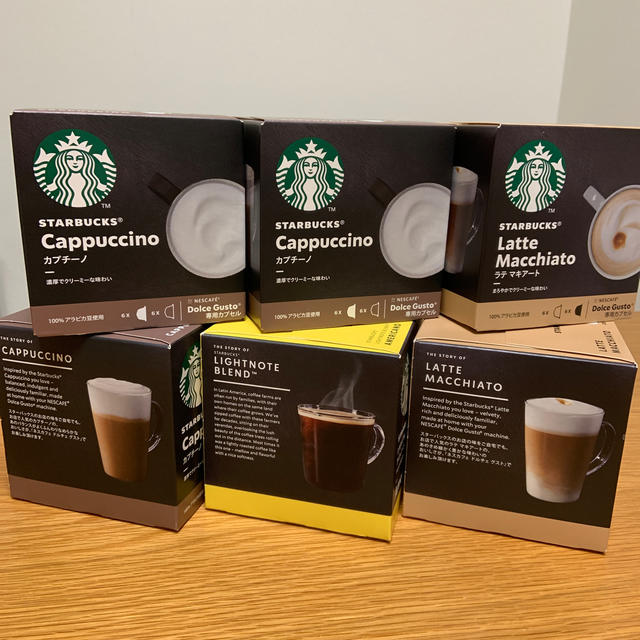 Starbucks Coffee(スターバックスコーヒー)のドルチェグスト カプセル 食品/飲料/酒の飲料(コーヒー)の商品写真