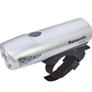 パナソニック(Panasonic)のパナソニック  LED 自転車　ライト　シルバー(パーツ)