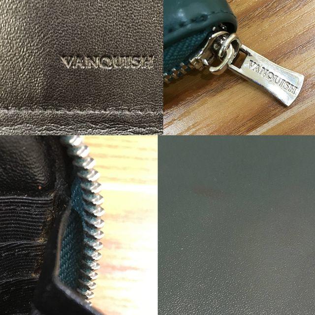 VANQUISH(ヴァンキッシュ)のヴァンキッシュ 長財布 緑（94002353） メンズのファッション小物(長財布)の商品写真