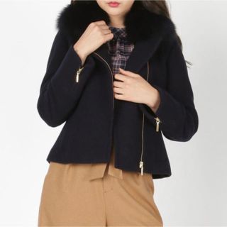 ウィルセレクション(WILLSELECTION)のウィルセレクション♡FOXファーライダースS(ライダースジャケット)