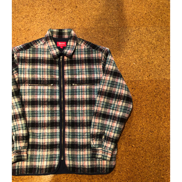 19AW Supreme Quilted Plaid Zip Up Shirt - シャツ