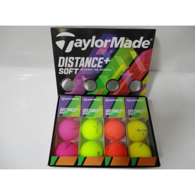 TaylorMade(テーラーメイド)のテーラーメイドDistance+ ソフト マルチカラーボール 3ダースセット！ スポーツ/アウトドアのゴルフ(その他)の商品写真