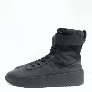 フィアオブゴッド(FEAR OF GOD)の【AJ様専用】フィアオブゴッド/ミリタリースニーカー/ブラックヌバック(スニーカー)