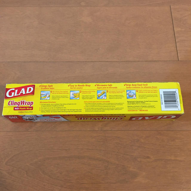 グラッド  GLAD レッドラップ　アメリカ限定　日本未発売！ インテリア/住まい/日用品のキッチン/食器(収納/キッチン雑貨)の商品写真