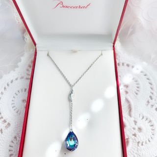 バカラ(Baccarat)のバカラ　フルール・ドゥ・プシデリック   チェーン　ネックレス　SVアクアミラー(ネックレス)