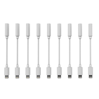 iPhone7 ライトニングアダプタ 10本セット(ストラップ/イヤホンジャック)