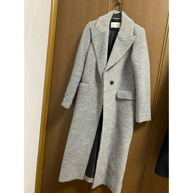 ????SALE中????即購入OK! moussy ロングチェスターコート　グレー