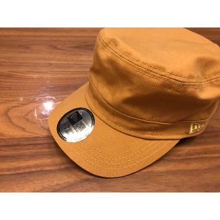 ニューエラー(NEW ERA)のNew Era ニューエラ　ワークキャップ　限定　ゴールドロゴ　金　刺繍(キャップ)