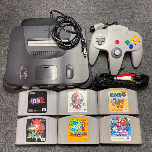 ニンテンドー64 Nintendo64 ソフト6本付き すぐ遊べるセット