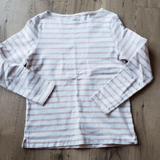 MUJI (無印良品)(ムジルシリョウヒン)の無印 ボーダークルーネックT  レディースのトップス(Tシャツ(長袖/七分))の商品写真