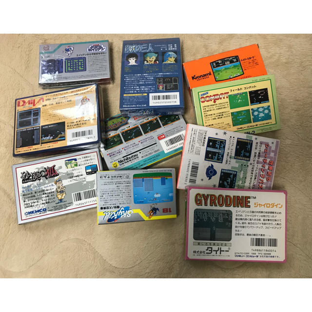 新品、未使用 ファミコンソフト１０本セット家庭用ゲームソフト