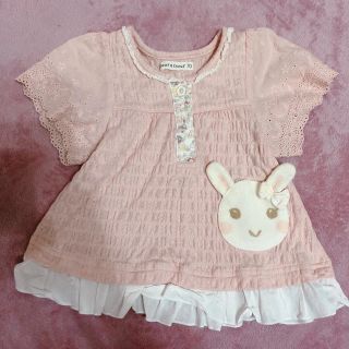 クーラクール(coeur a coeur)のクーラクール coeur a coeur 70 トップス ベビー服 ピンク 美品(シャツ/カットソー)