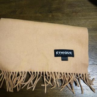 ミツコシ(三越)の日本橋三越・EHTHIQUEカシミア マフラー　未使用品(マフラー/ショール)