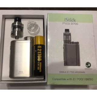 イーリーフ(Eleaf)のEleaf iStick Pico 21700 電池付 シルバー　スターター(タバコグッズ)