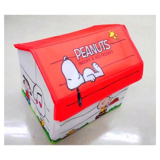 スヌーピー(SNOOPY)の【新品】ハウス型“スヌーピー  ・赤”収納ボックス(ケース/ボックス)