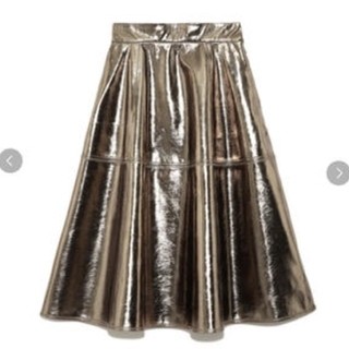 CELFORD セルフォード フェイクレザー スカート(ひざ丈スカート)