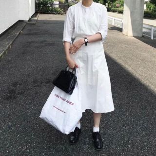 マルタンマルジェラ(Maison Martin Margiela)のチェコ軍　ロングワンピース　エプロン　デッドストック(ロングワンピース/マキシワンピース)