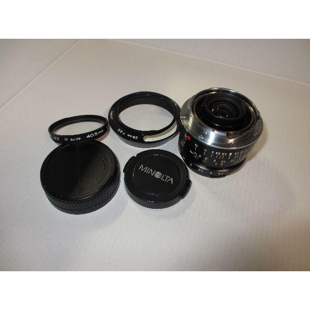 LEICA(ライカ)のLEICA交換レンズ：MINOLTA M-ROKKOR 28mm 1:2.8 スマホ/家電/カメラのカメラ(レンズ(単焦点))の商品写真