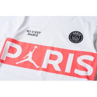 ナイキ(NIKE)のS 超希少 PSG JORDAN WORDMARK TEE パリサンジェルマン(Tシャツ/カットソー(半袖/袖なし))