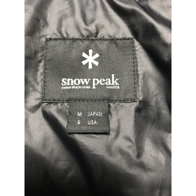 Snow Peak(スノーピーク)のsnowpeak スノーピーク ユーティリティポケット ダウンジャケット メンズのジャケット/アウター(ダウンジャケット)の商品写真