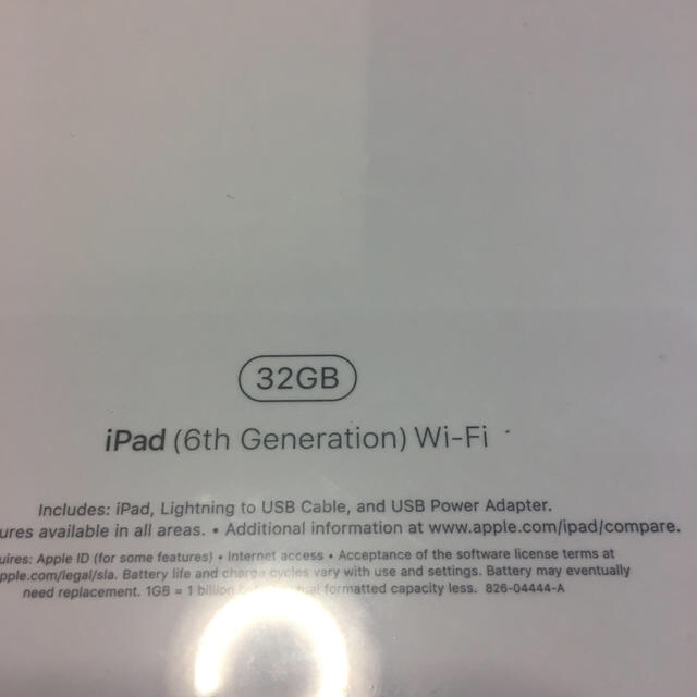 iPad 第6世代 32GB wifi スペースグレイ 1