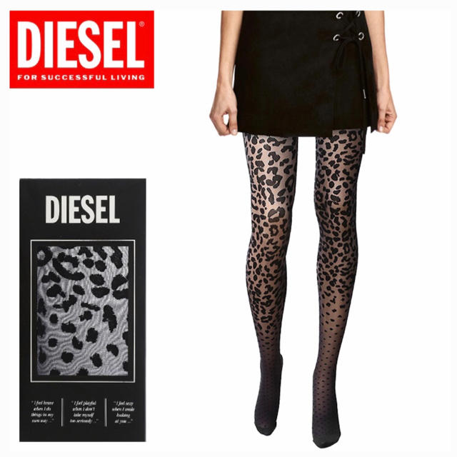 DIESEL(ディーゼル)の★新品★DIESEL★レオパード柄タイツストッキング★ レディースのレッグウェア(タイツ/ストッキング)の商品写真