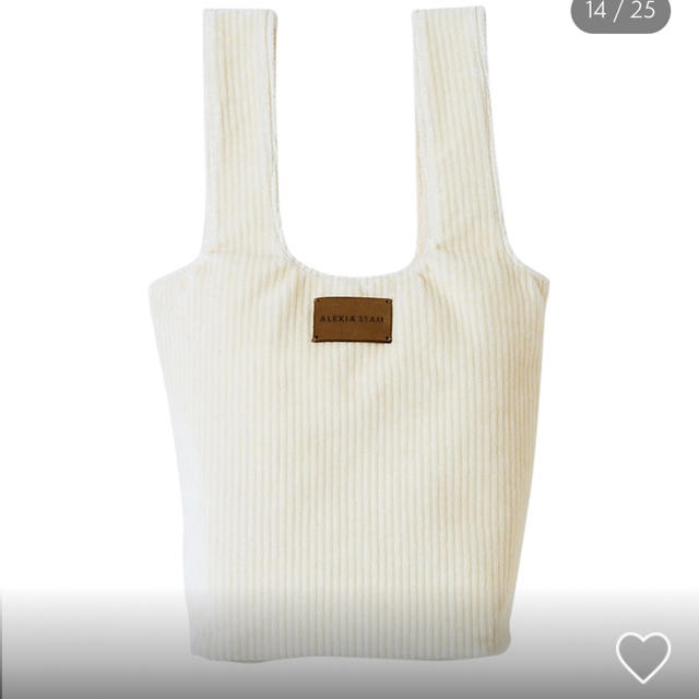 ALEXIA STAN 新品コーデュロイバッグ