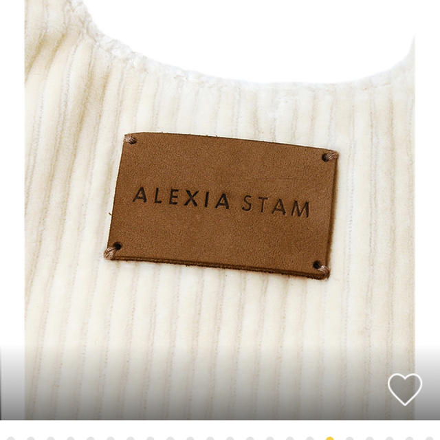 ALEXIA STAN 新品コーデュロイバッグ