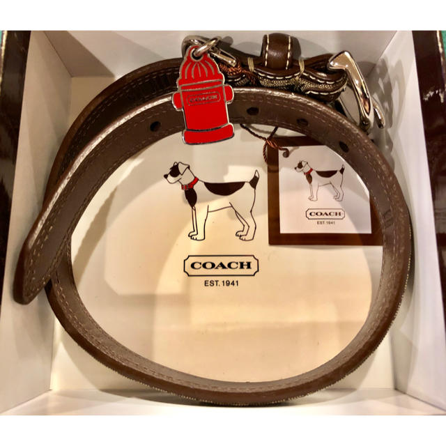 COACH(コーチ)のデッドストック COACH ミニシグネチャードッグカラー ミディアムサイズ 首輪 その他のペット用品(犬)の商品写真