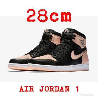 ナイキ(NIKE)のJORDAN1 RETRO HIGH OG BLACK CRIMSON TINT(スニーカー)