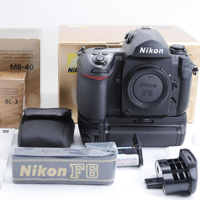 【美品】Nikonニコン F6ボディ＋MB40マルチパワーバッテリー＋BL3