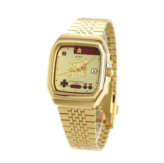 セイコー(SEIKO)のセイコー 腕時計 スーパーマリオ ファミコン ゴールド 金 ACCK711(腕時計(アナログ))