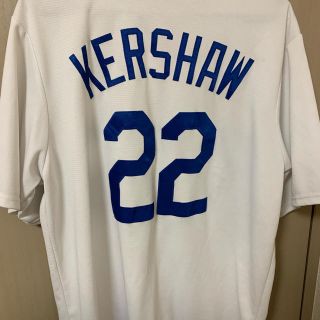 マジェスティック(Majestic)のMLB ロサンゼルスドジャース所属 クレイトン・カーショウ選手ユニホーム(記念品/関連グッズ)